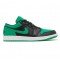 Air Jordan 1 Low Black Lucky Green